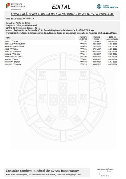 Dia da Defesa Nacional 2026